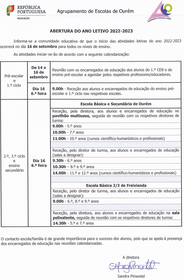 Início Do Ano Letivo 2022 2023 7013